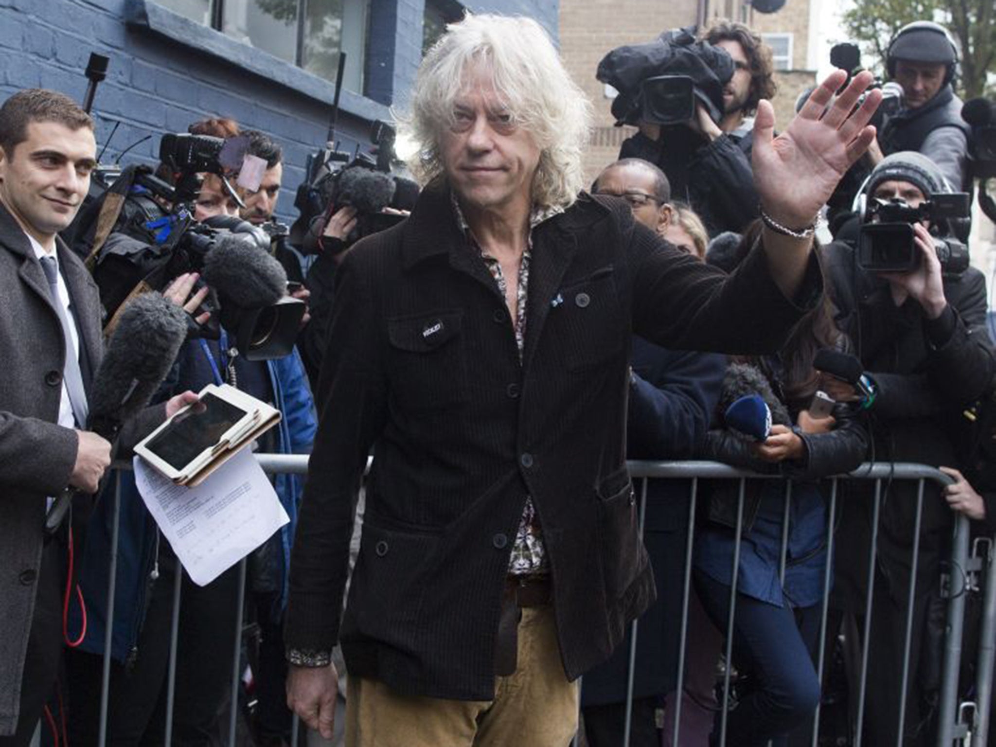 Bob Geldof will be on hand to guide audiences through the show while “explaining how PR has affected modern culture