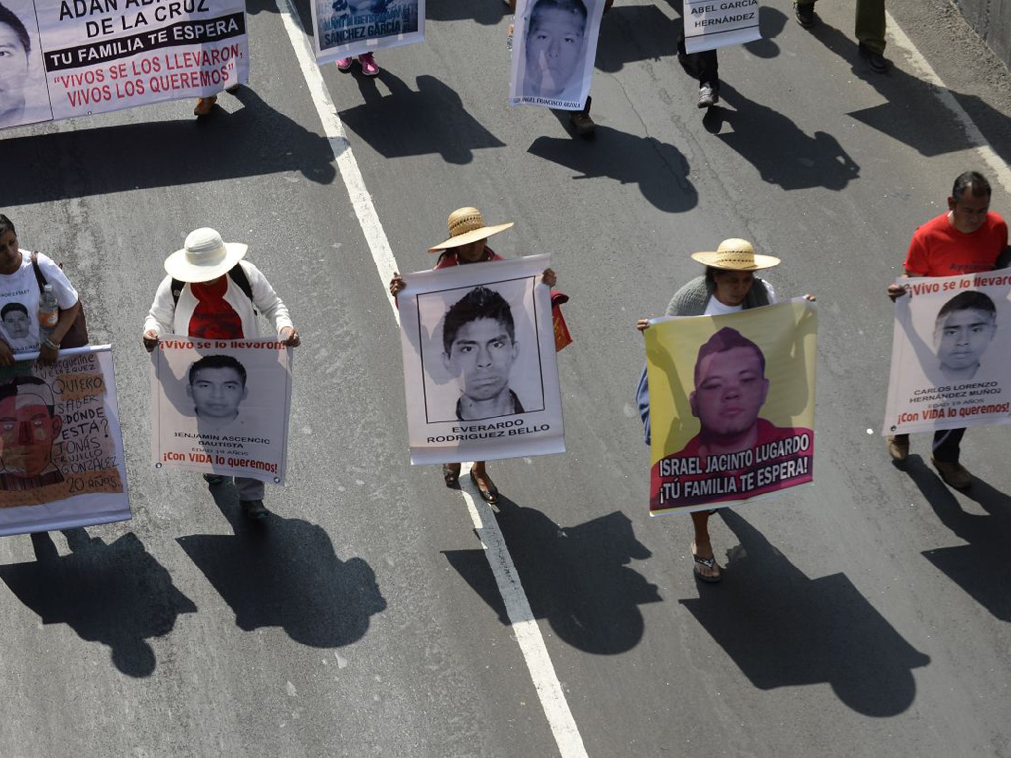 Parents of the 43 missing students are calling for a boycott of June’s elections