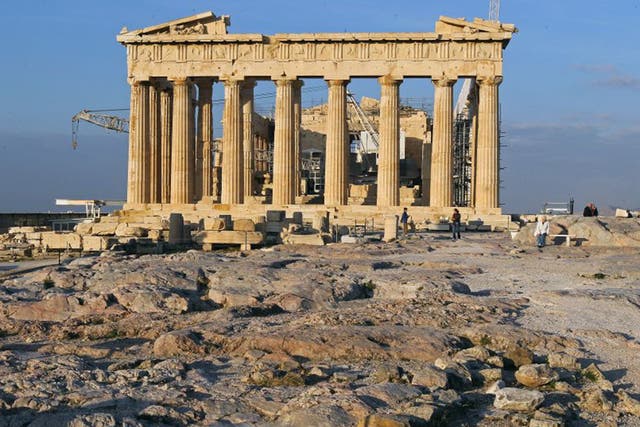 The architecture of Parthenon temple in Athens has been copied all over the world