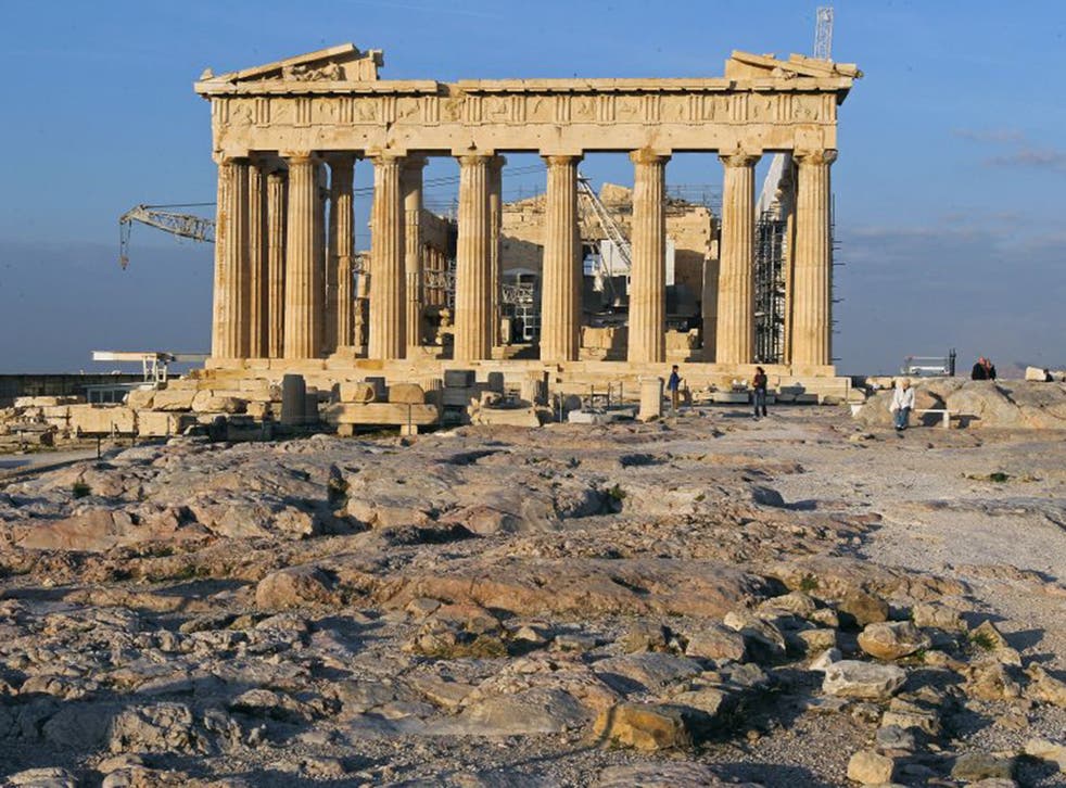 The architecture of Parthenon temple in Athens has been copied all over the world
