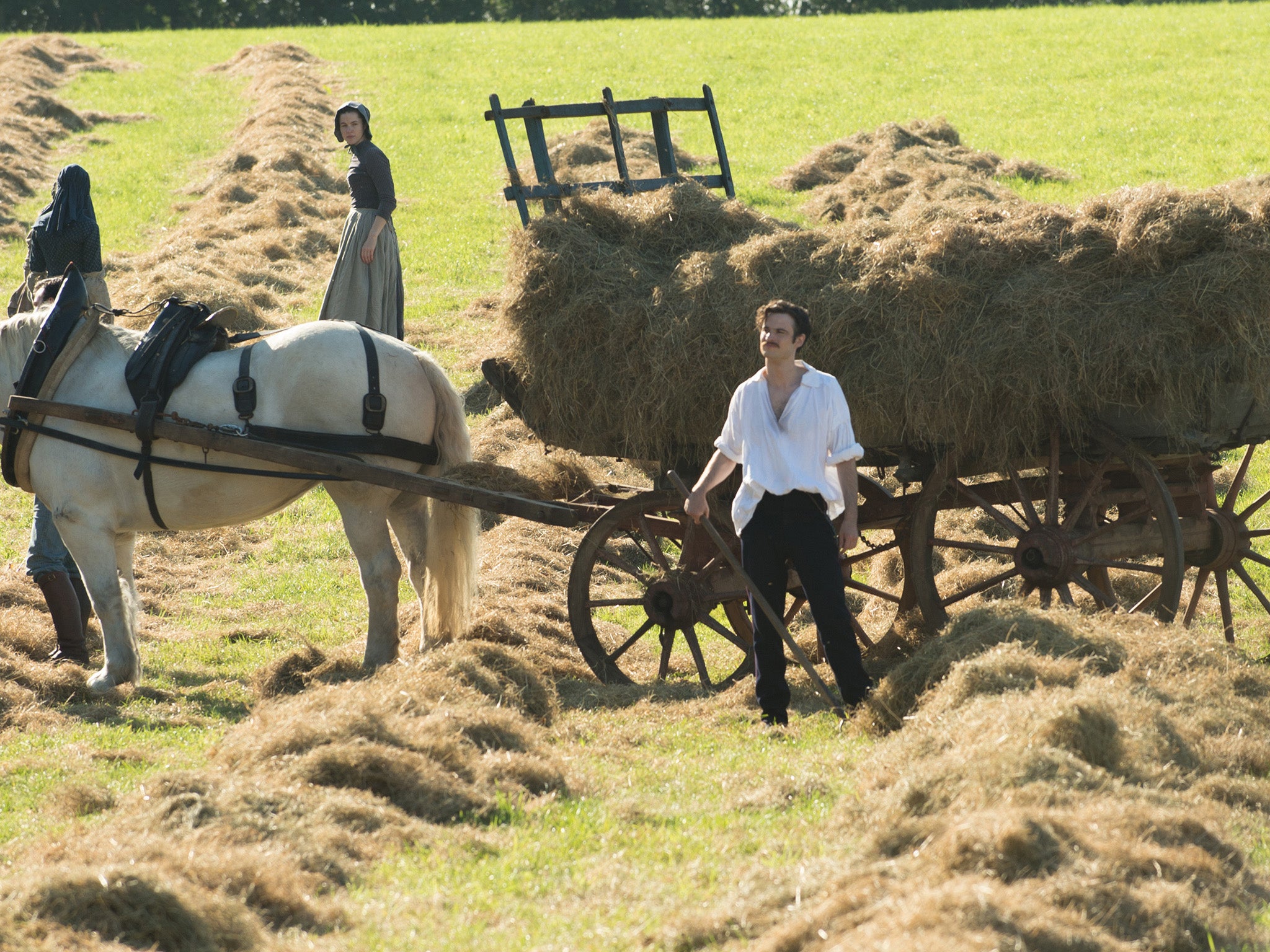 Tom Sturridge as "Sergeant Troy" in Far from the Madding Crowd