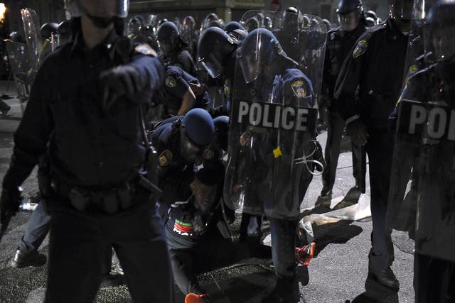 Protests in Baltimore over the death of Freddie Gray turned violent