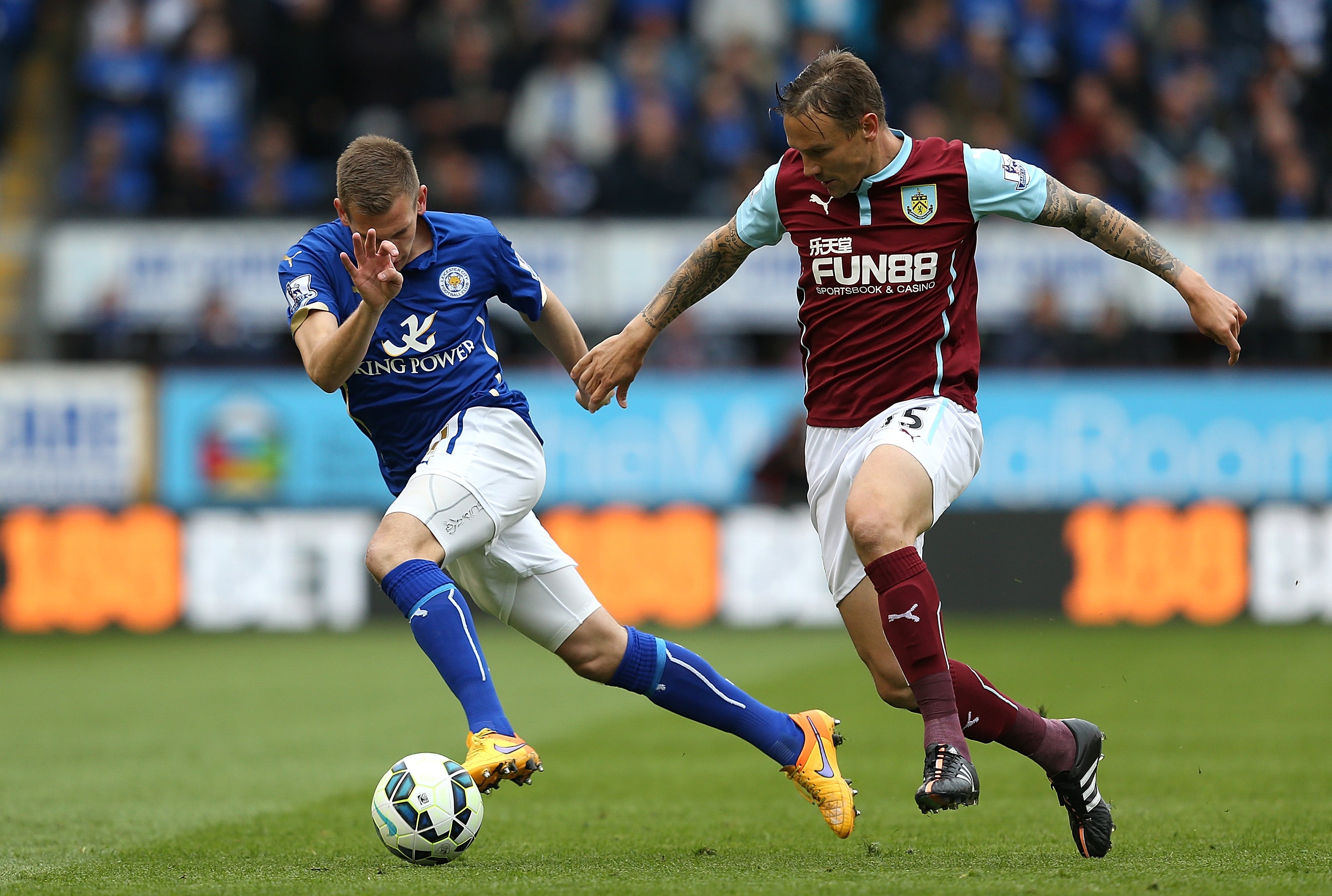 Marc Albrighton set up Jamie Vardy's winner