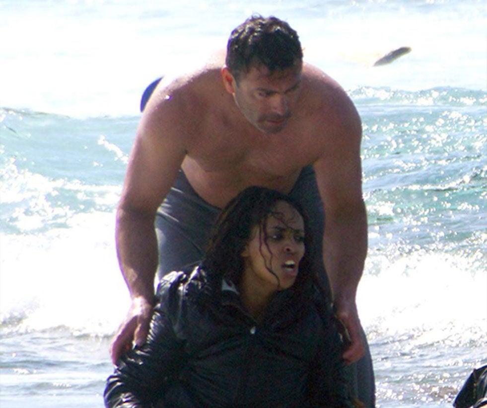 Antonis Deligiorgis rescues Wegasi Nebiat an Eritrean migrant from the Aegean sea