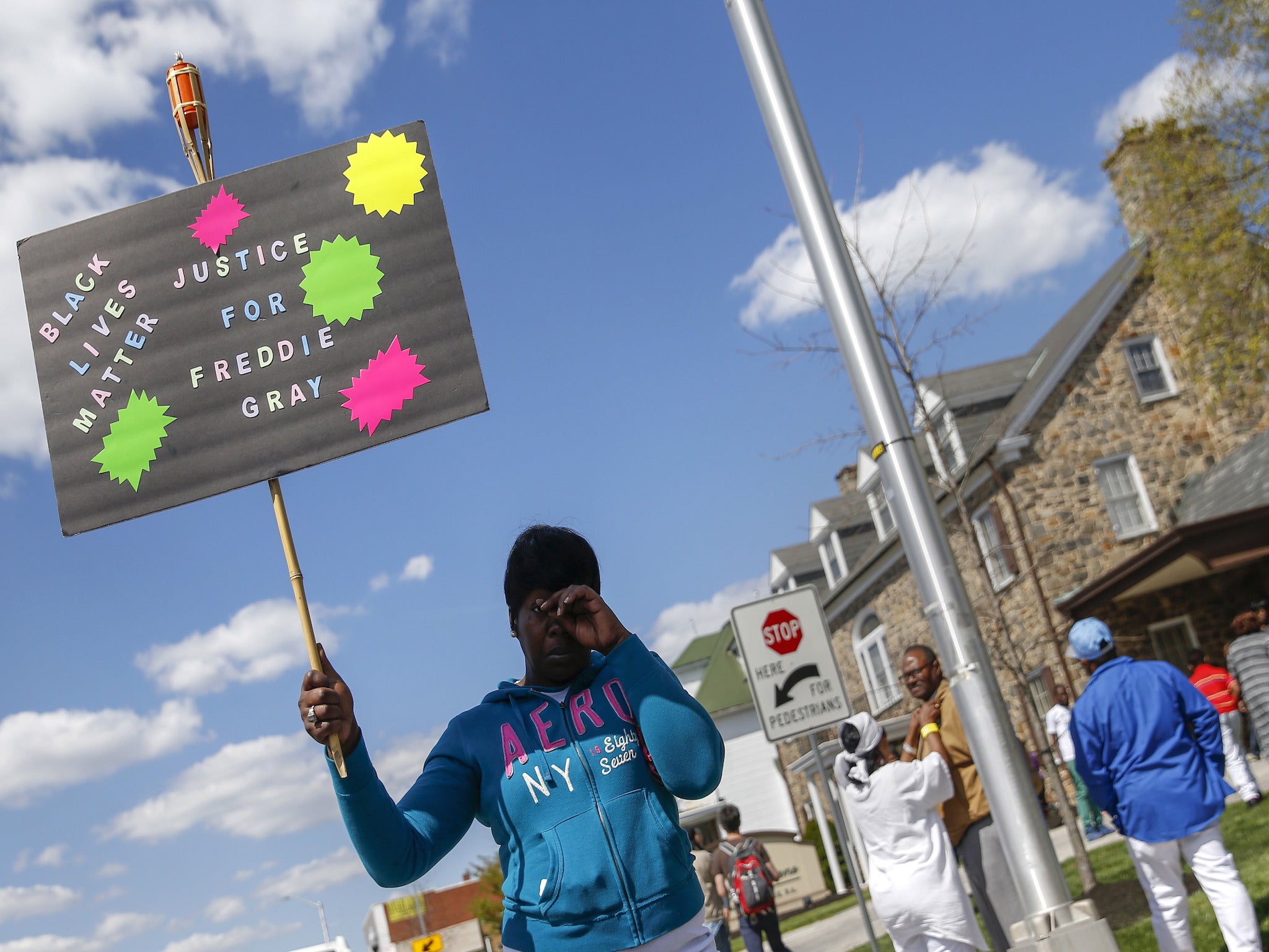 Protests over Freddie Gray's death turned violent