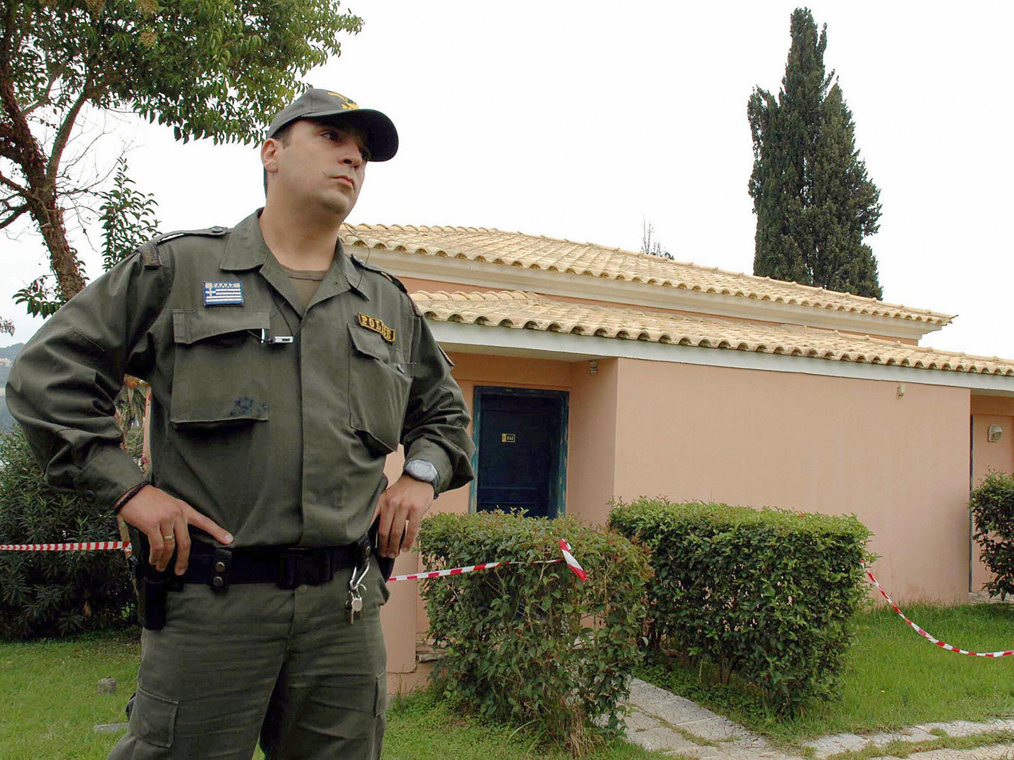 The semi-detached bungalow on Corfu where the two children died from carbon monoxide poisoning