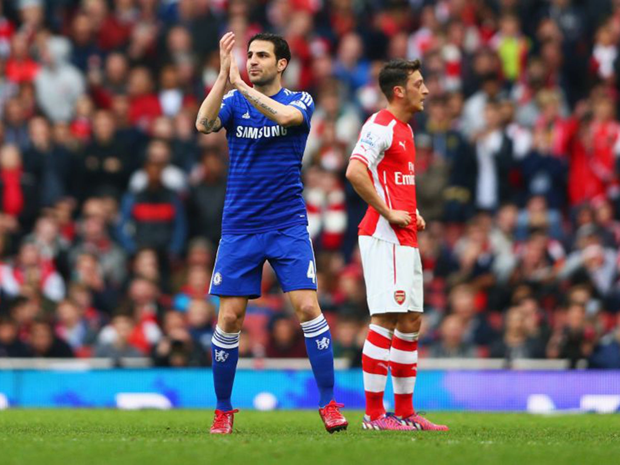 Cesc Fabregas was not named in the PFA Team of the Year (Getty)
