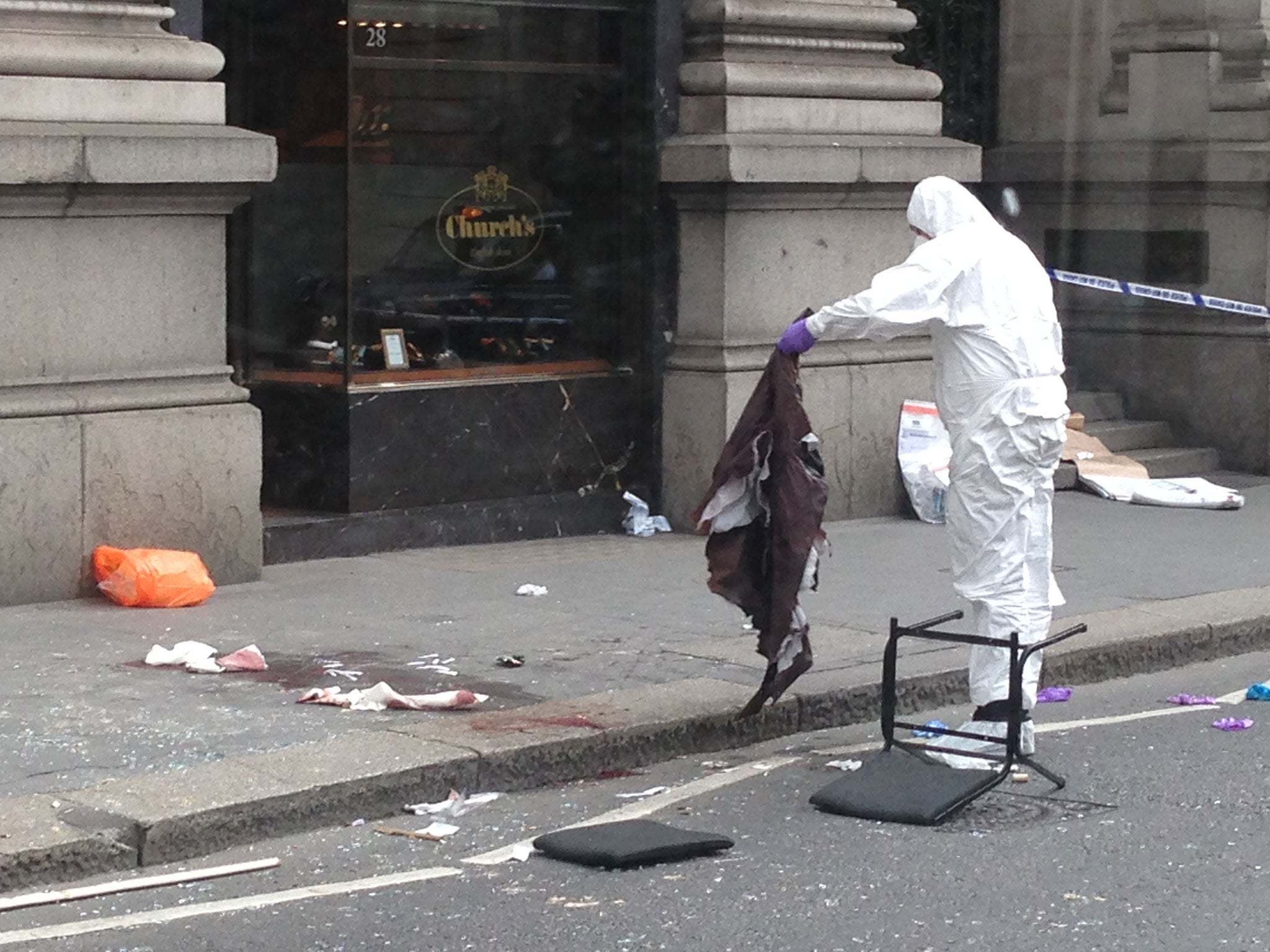 Suspected shoplifter injured after falling through window at Molton Brown store (Image: Charlotte Elsom/REX)