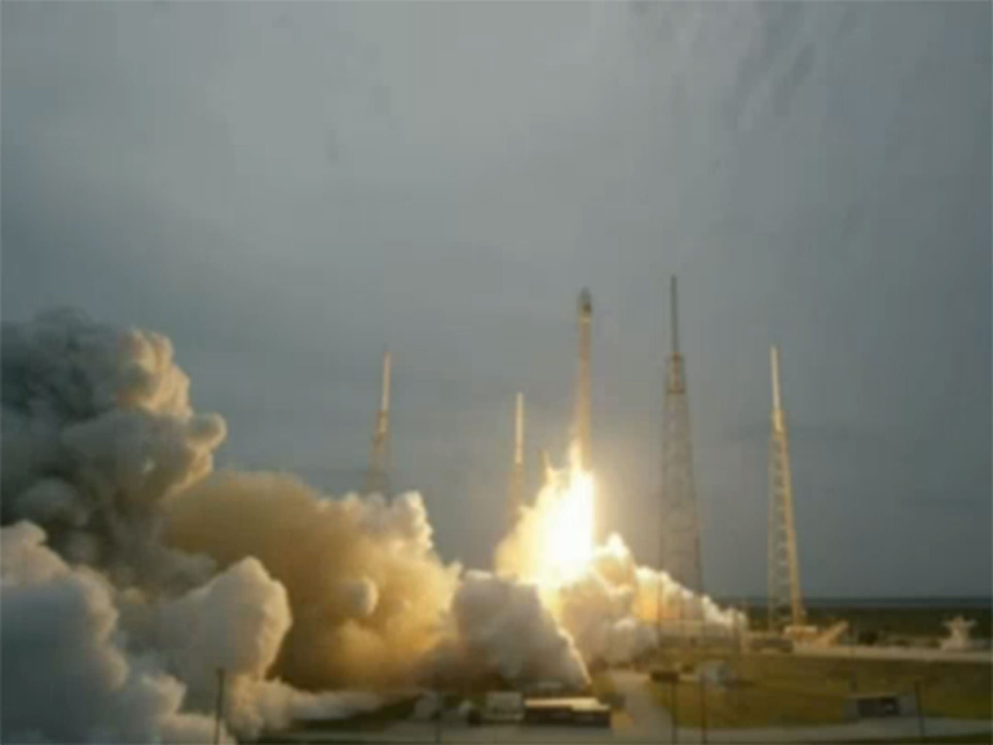 The SpaceX Falcon 9 rocket successfully launched on Monday