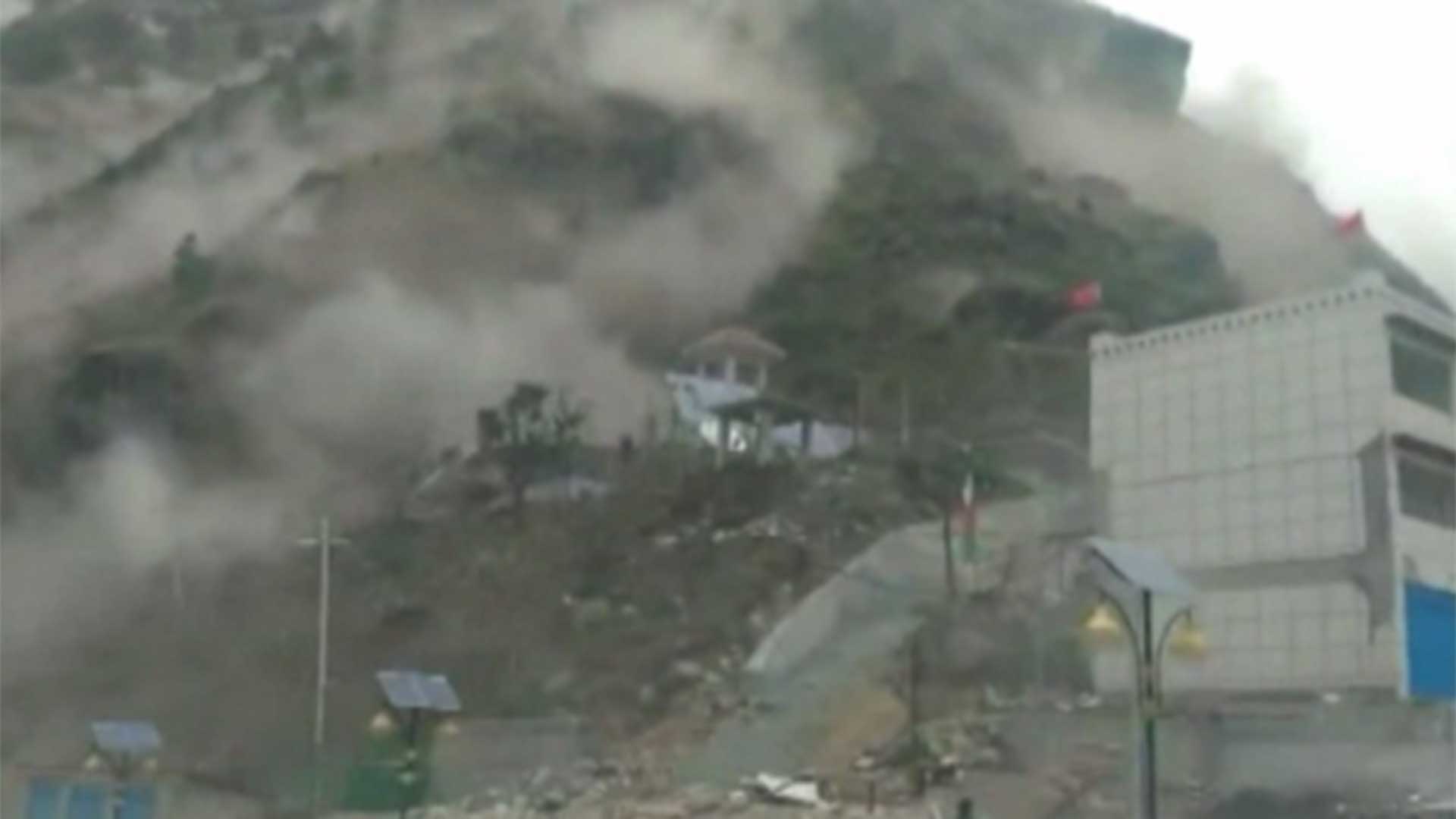 Landslides are seen everywhere as the noise around the border town reaches thunderous levels.