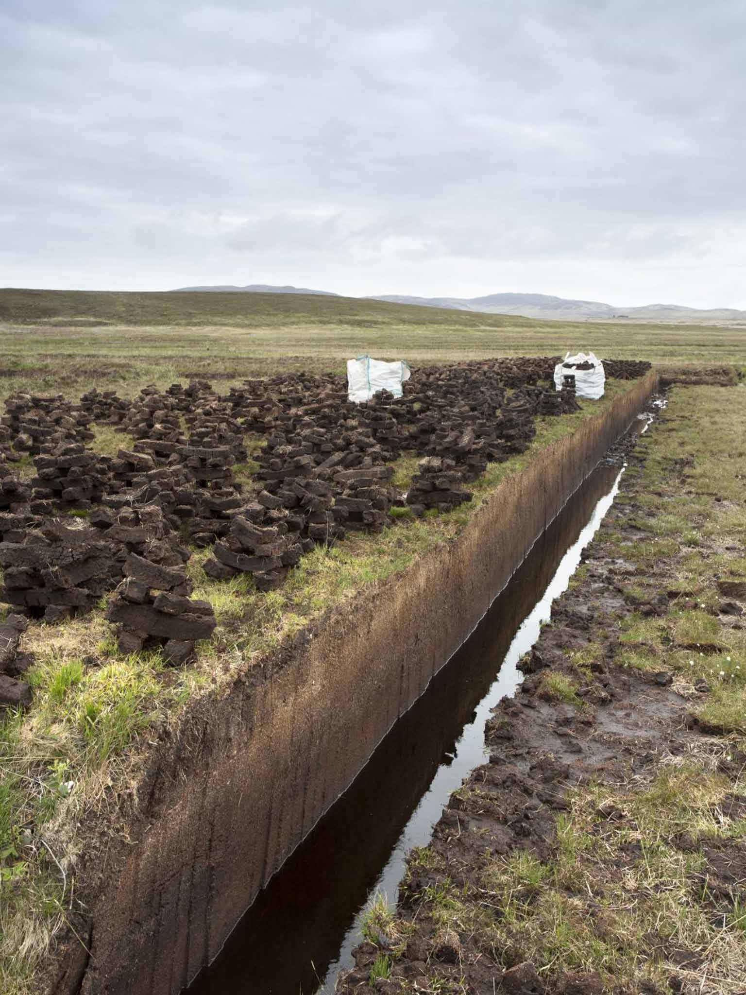 Bog standard: peat cutting on Islay