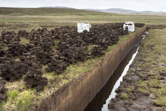 Bog standard: peat cutting on Islay