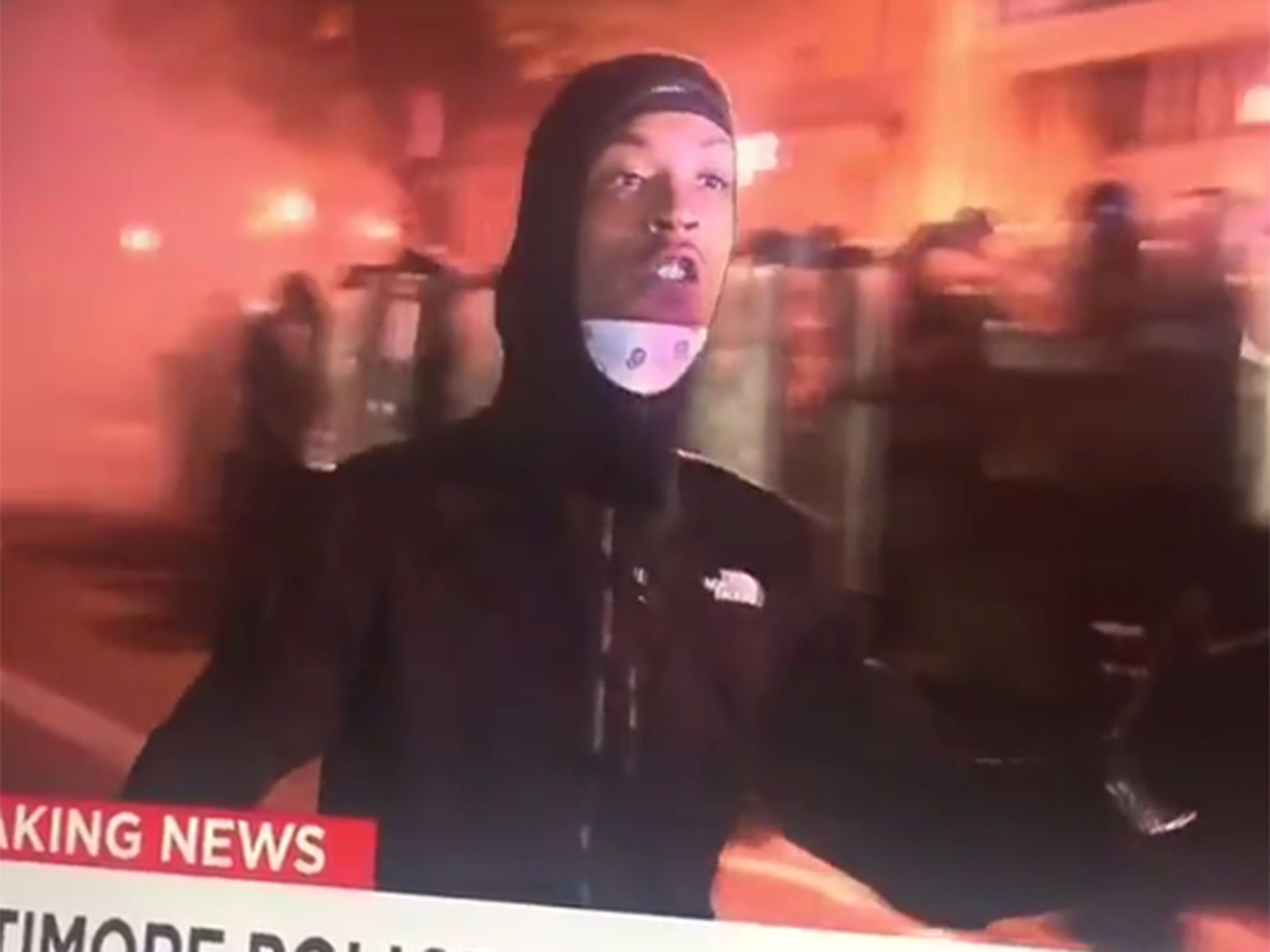 Protest leader Joseph Kent was abducted by police as he addressed crowds live on CNN