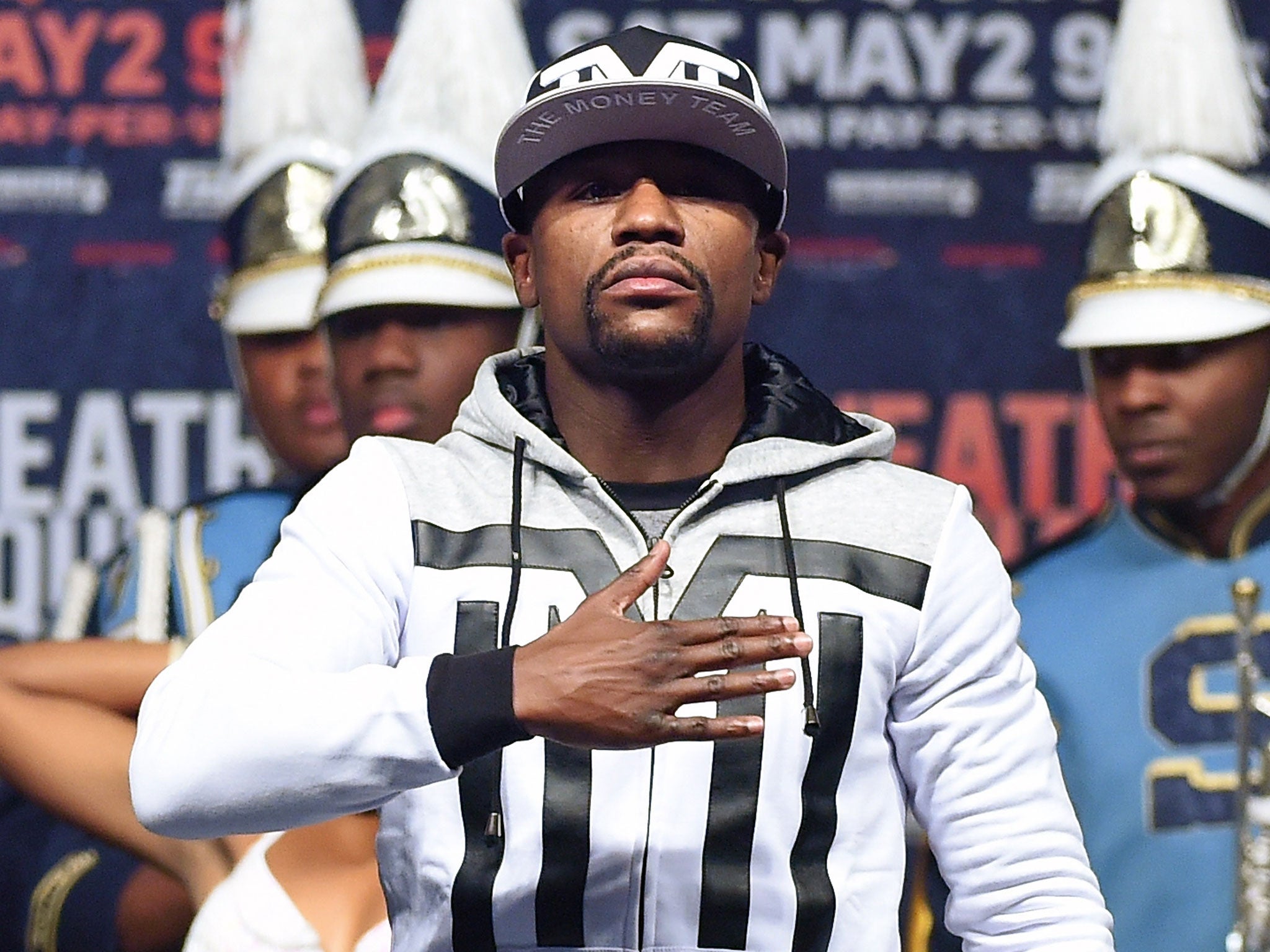 Floyd Mayweather at the MGM Arena this week