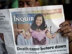 Filipino Mary Jane Veloso receives last-minute reprieve
