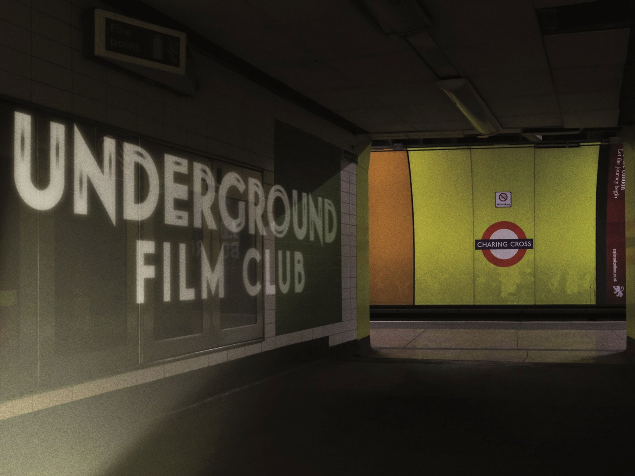Charing Cross station is coming alive with a pop-up cinema experience