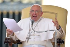 Pope calls gender pay gap a 'pure scandal'