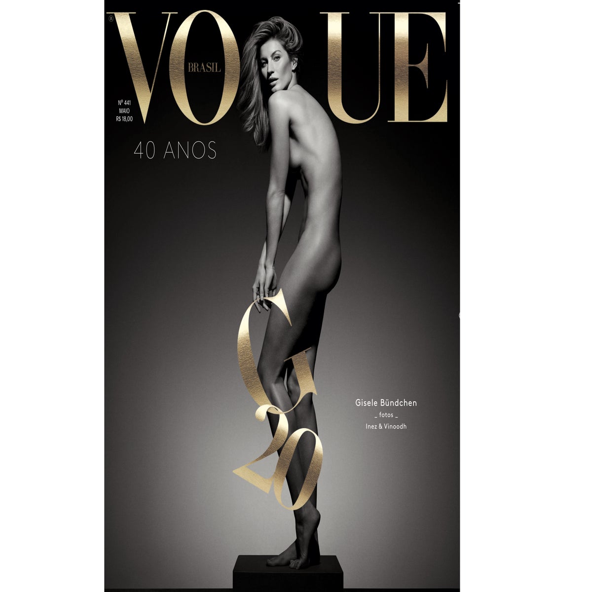 Gisele Bundchen celebrates 20-year catwalk career with naked Vogue cover |  The Independent | The Independent