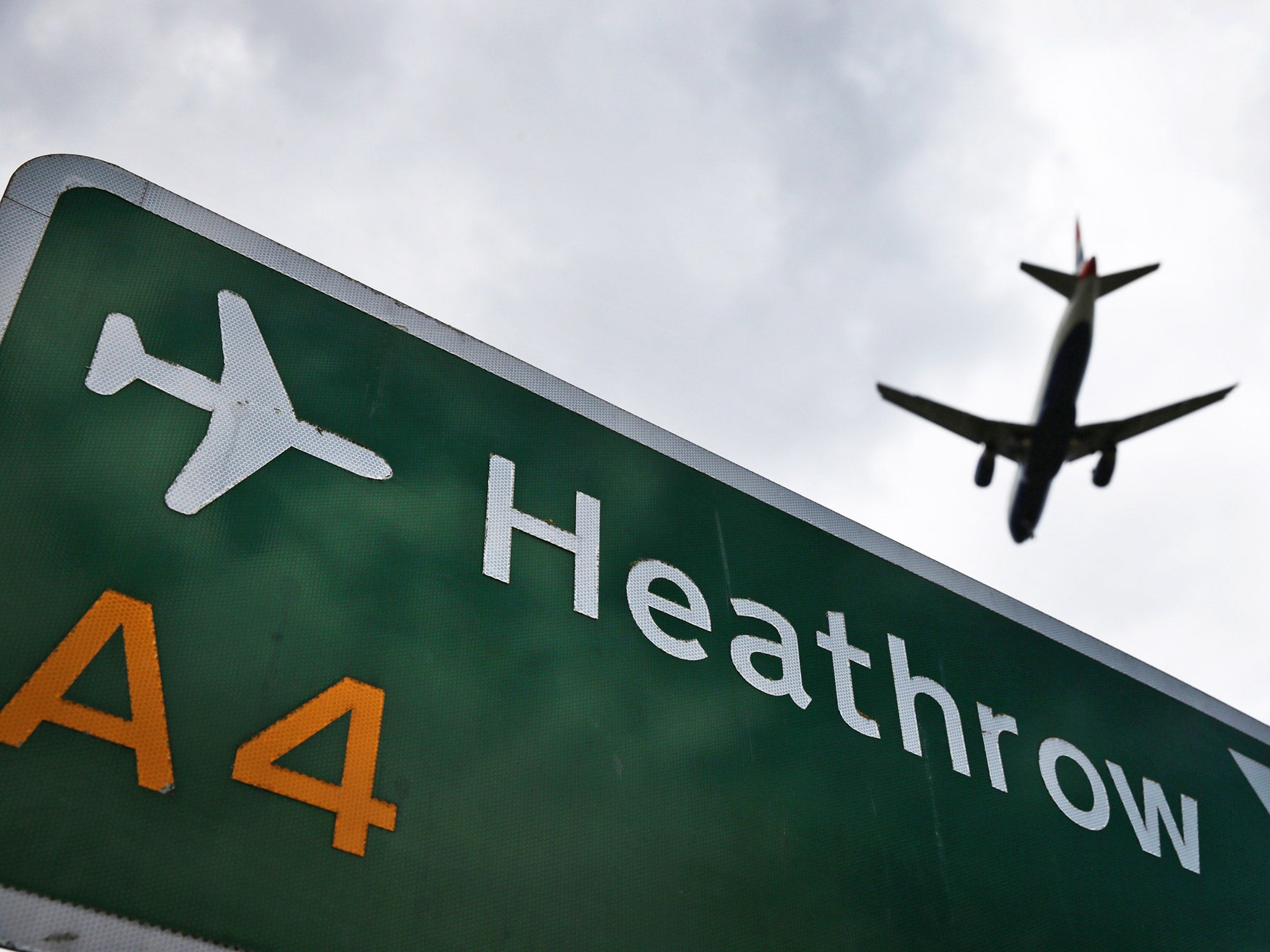 Building a third runway at Heathrow would increase the annual number of flights from 480,000 to 740,000 (Getty)