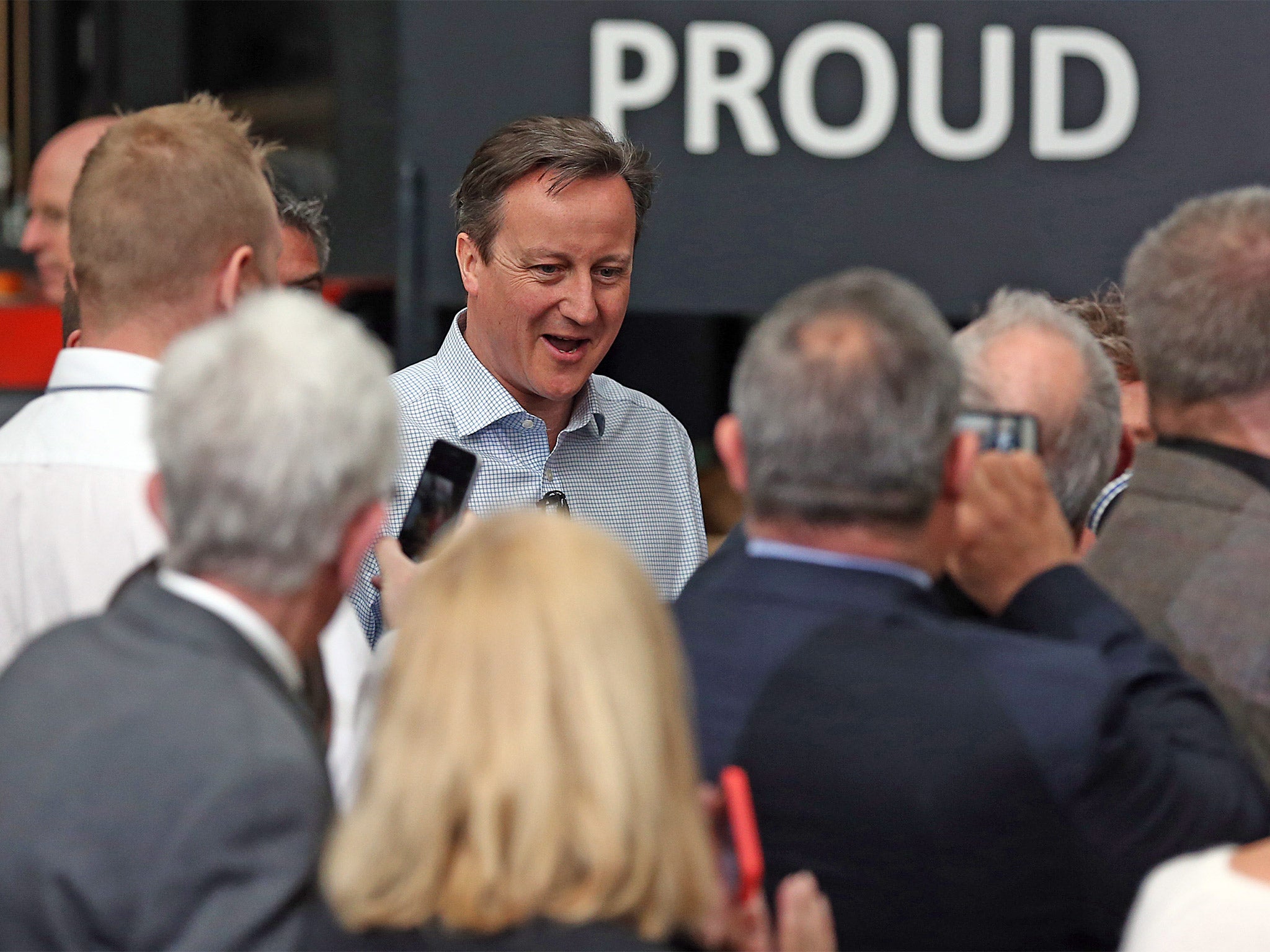 The Prime Minister spent Wednesday campaigning in Birmingham (Getty)