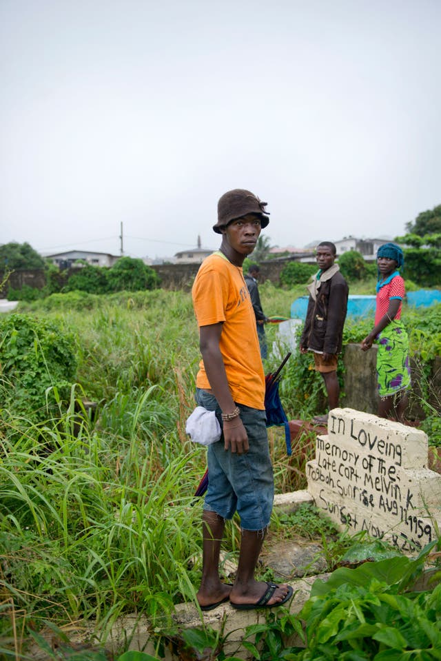 Displaced Young Adults Are Living In A Graveyard In Liberias Capital