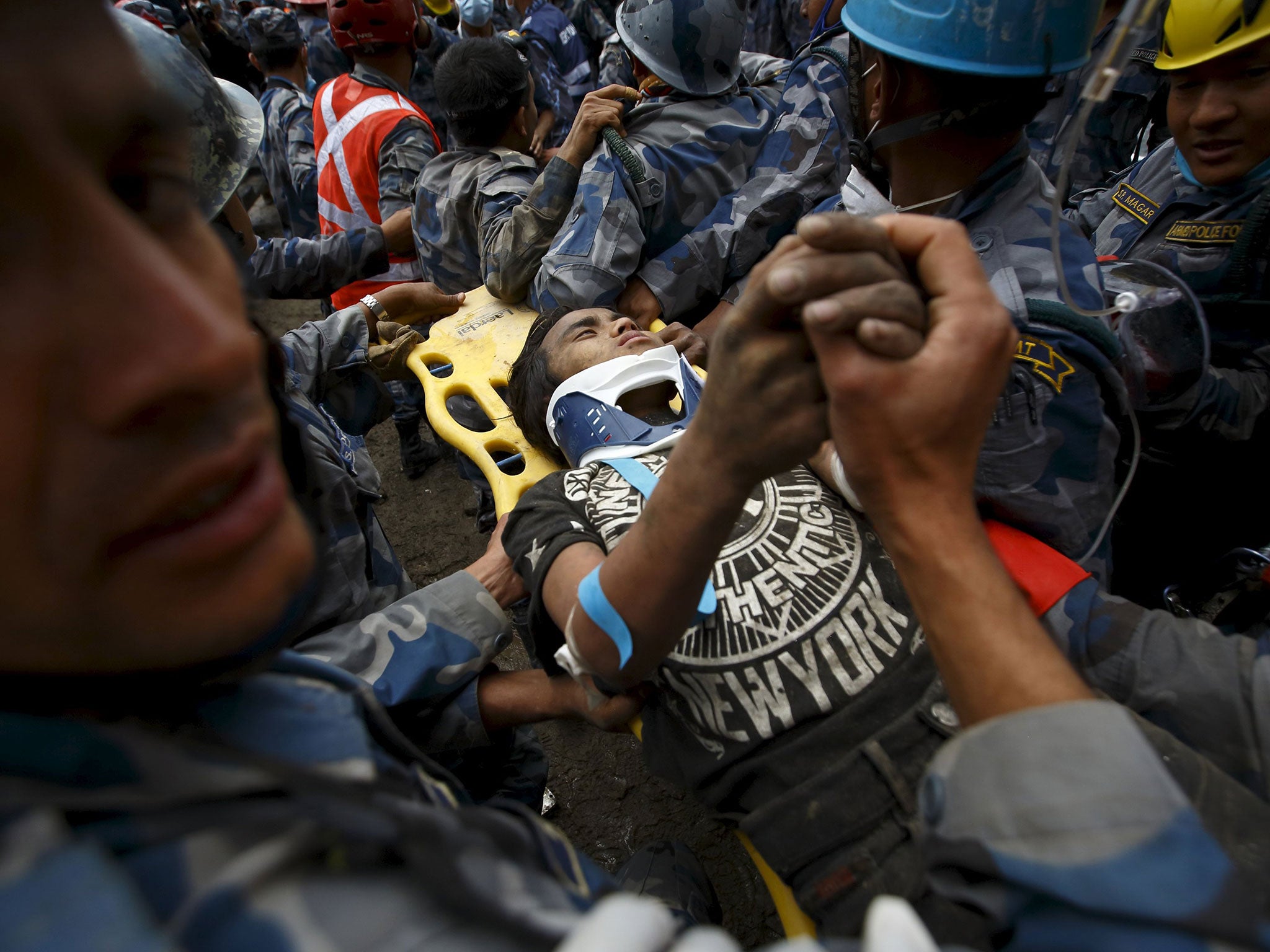 Pema Lama, 15, was trapped for five days in the rubble of a guest house in Kathmandu