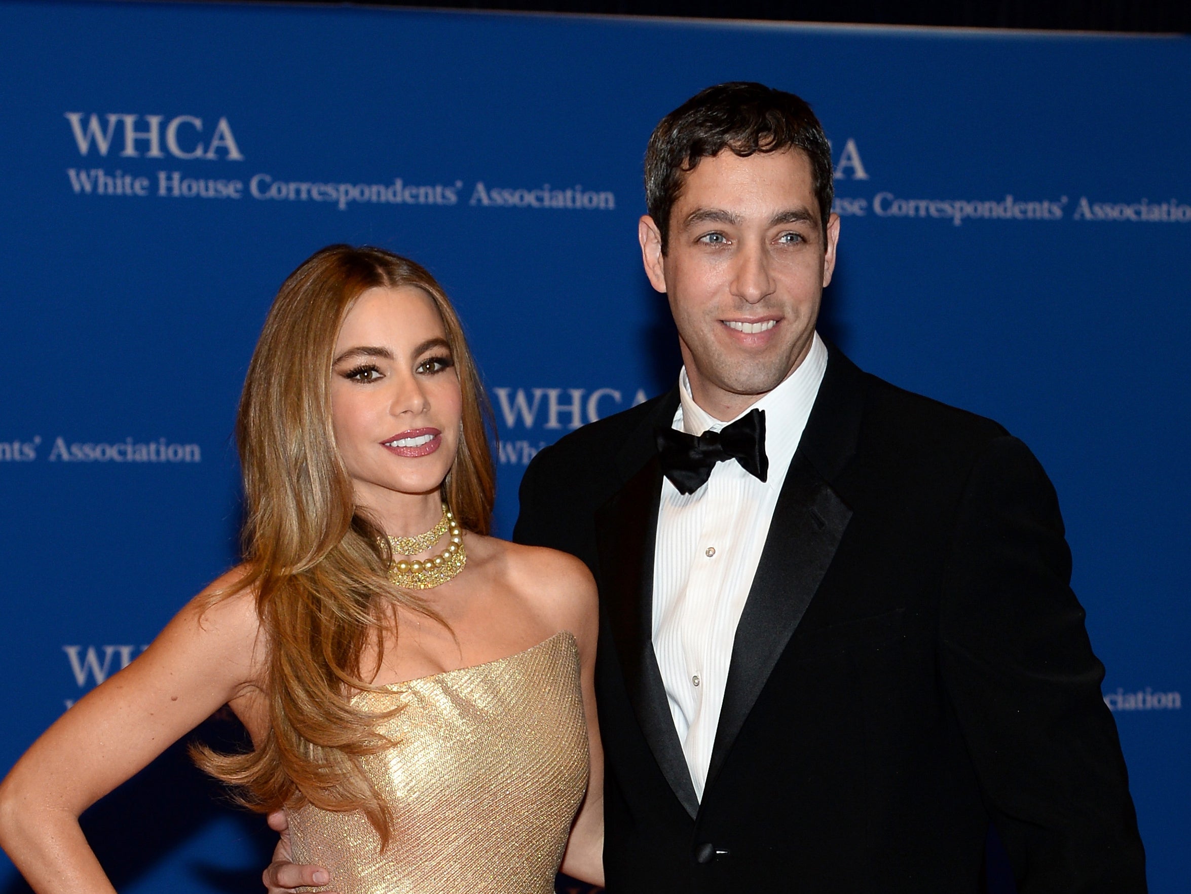 One-time couple Sofia Vergara and Nick Loeb photographed together in 2014