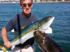 US fisherman dragged overboard by a sea lion as he posed with a fish