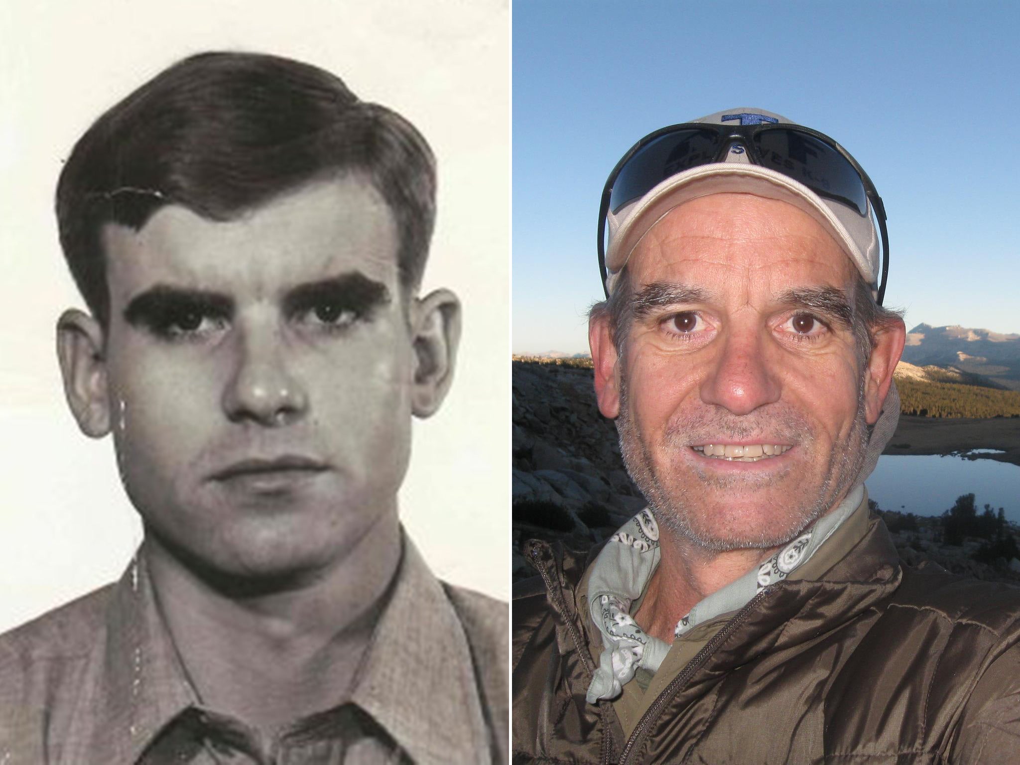 Ken Crouse photographed in 1975 and 2012