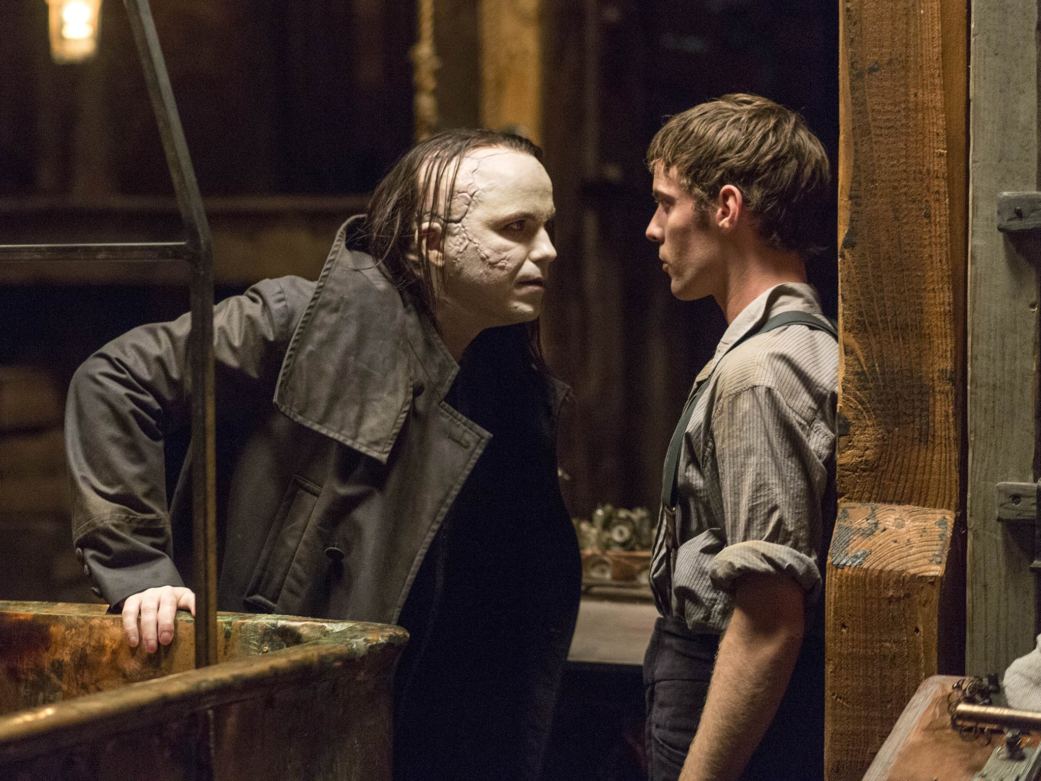 Two Penny’s worth: Rory Kinnear’s Creature with Harry Treadaway as Dr
Frankenstein