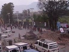 Video shows the moment earthquake hits Kathmandu