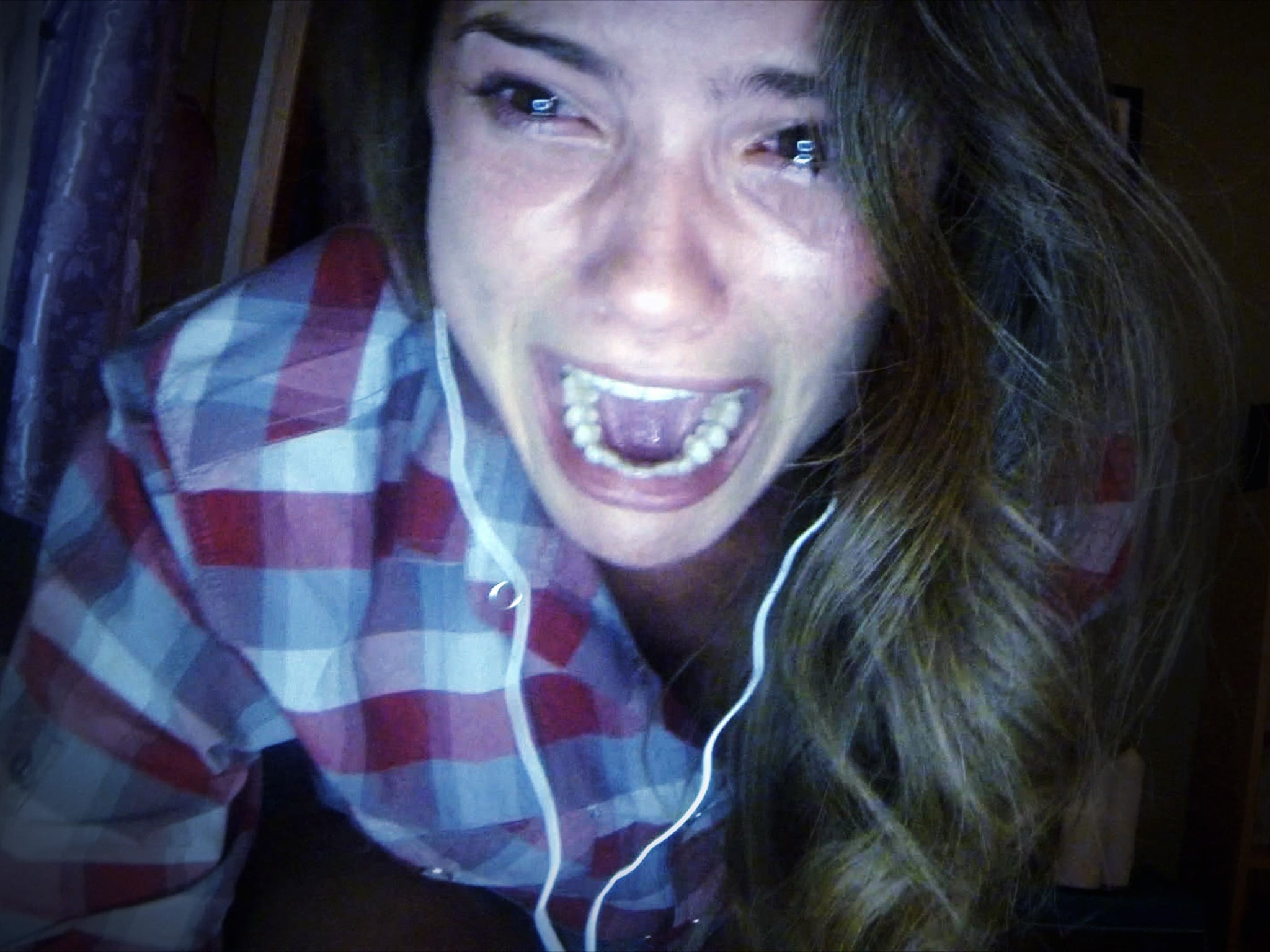 California screaming: Shelley Hennig stars in the cyber-bullying horror ‘Unfriended’