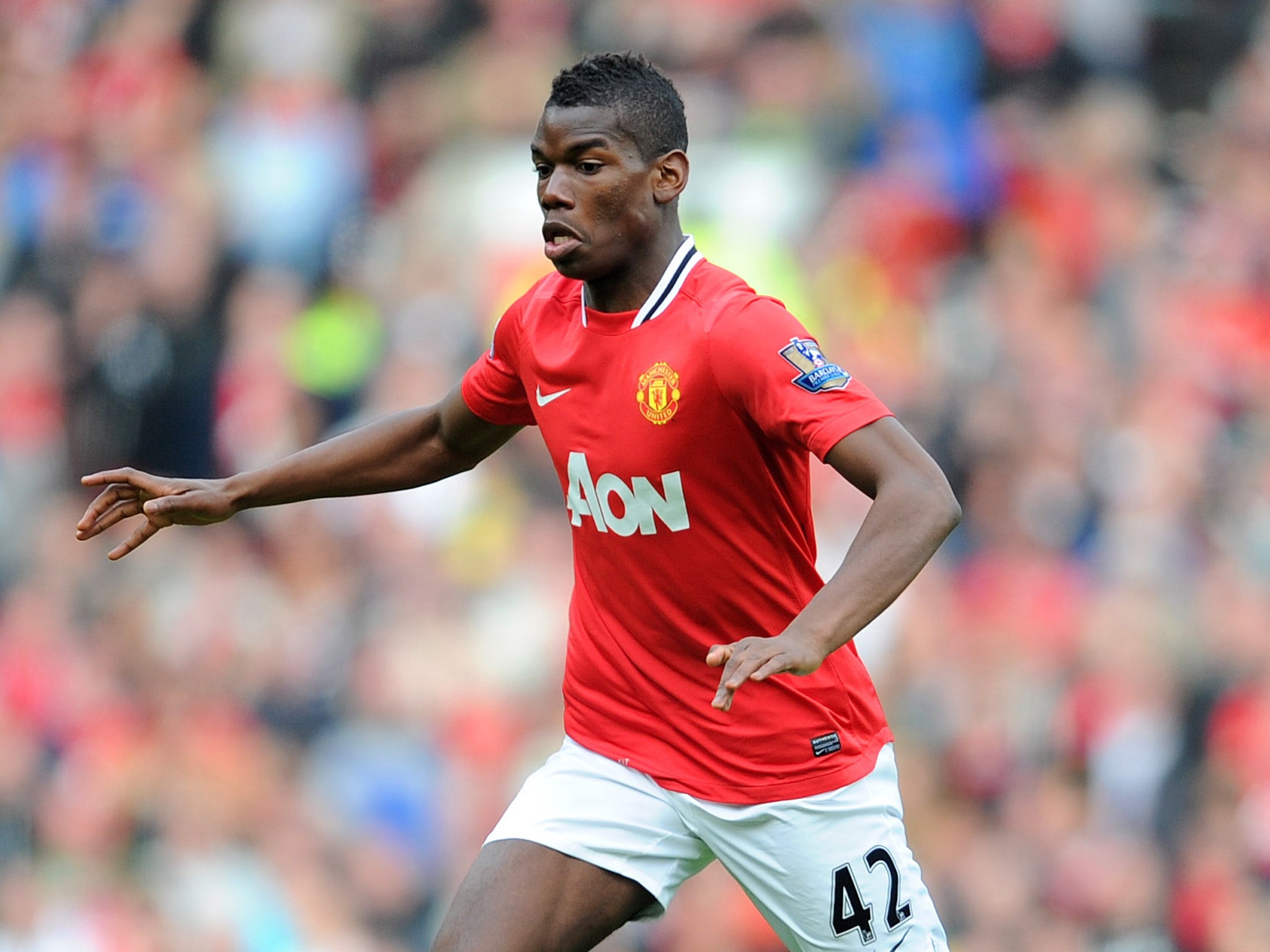 Pogba during his time at Manchester United