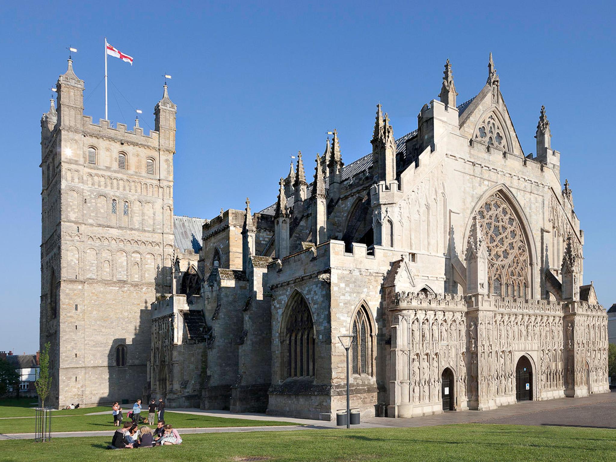 Exeter Cathedral, the last stop on this epic two-year journey