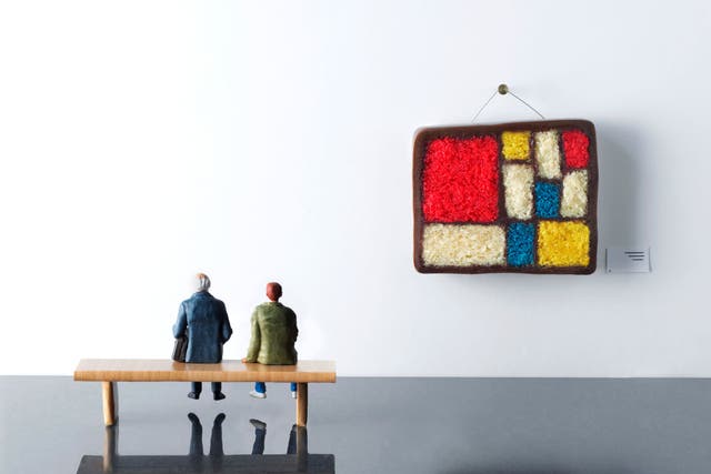 'Mondrian Battenberg' by Maja Smend
