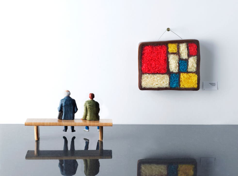 'Mondrian Battenberg' by Maja Smend