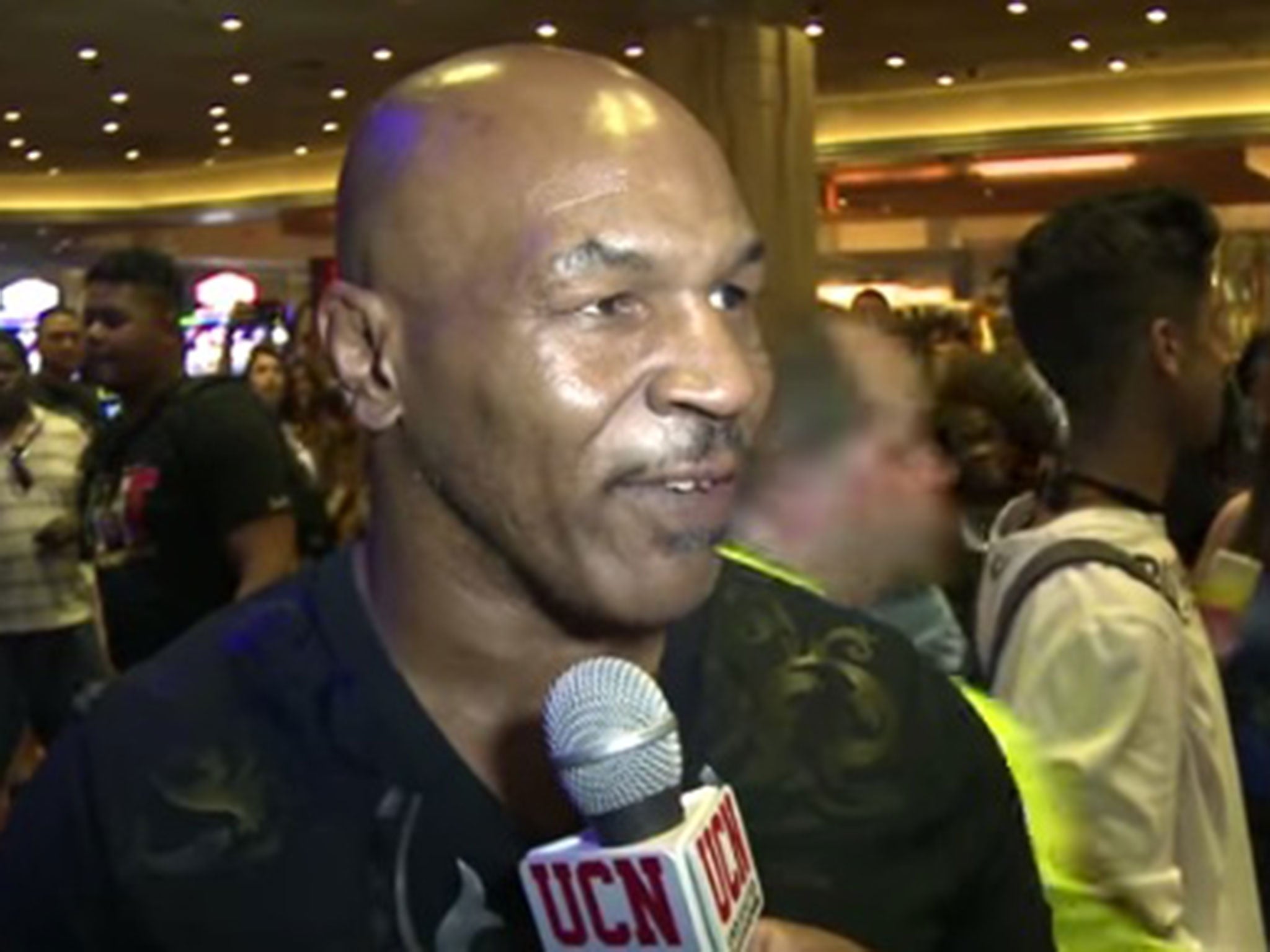 Mike Tyson spoke in Las Vegas