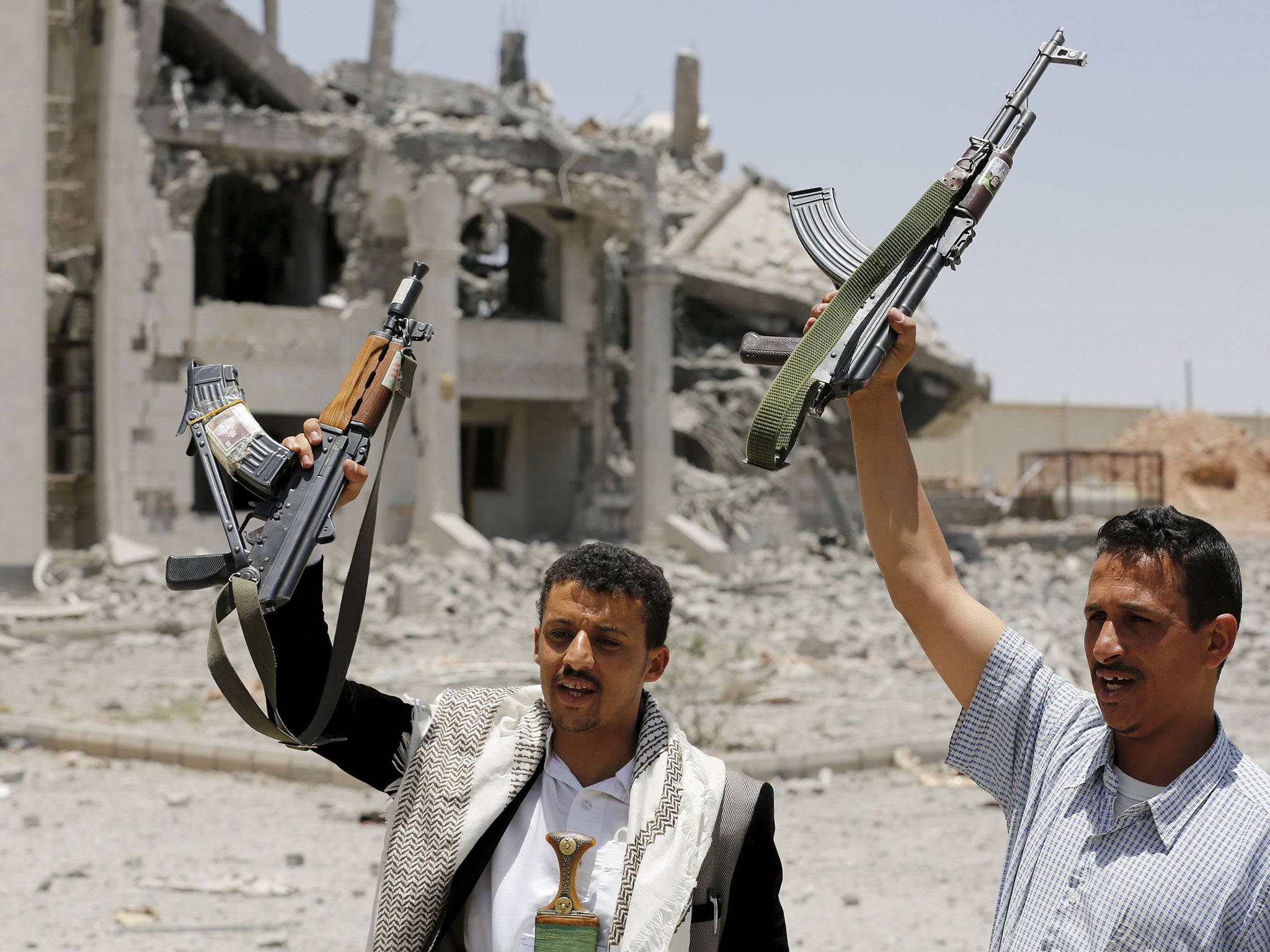 Houthi rebels have overrun the capital, Sanaa, and are advancing deep into southern Yemen