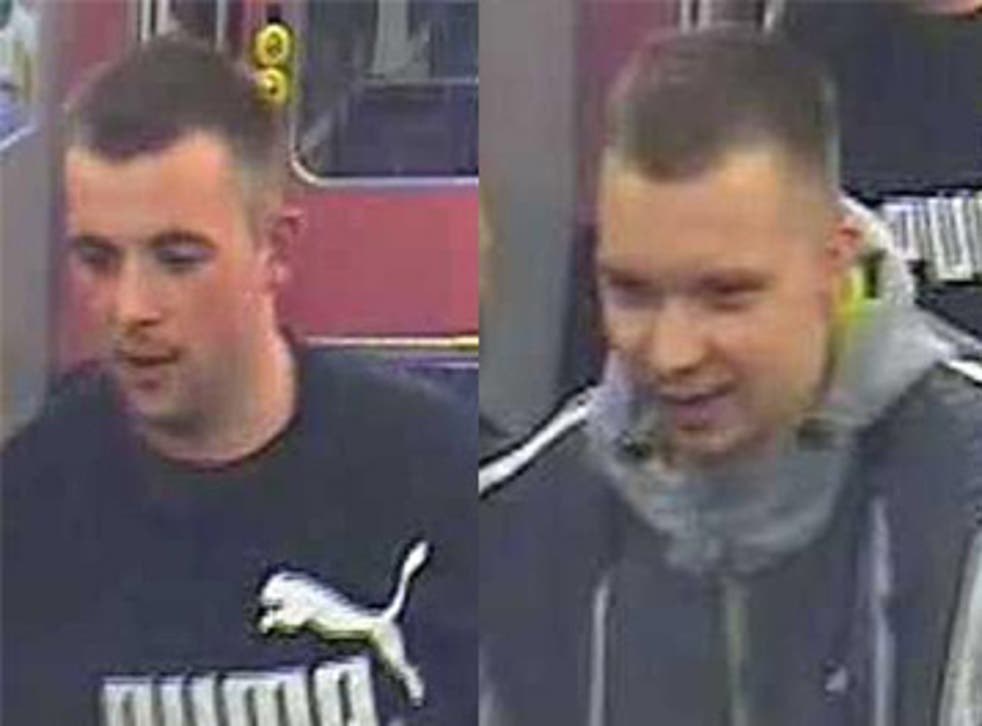 Police want to speak to these men following an incident at Turkey Street Station
