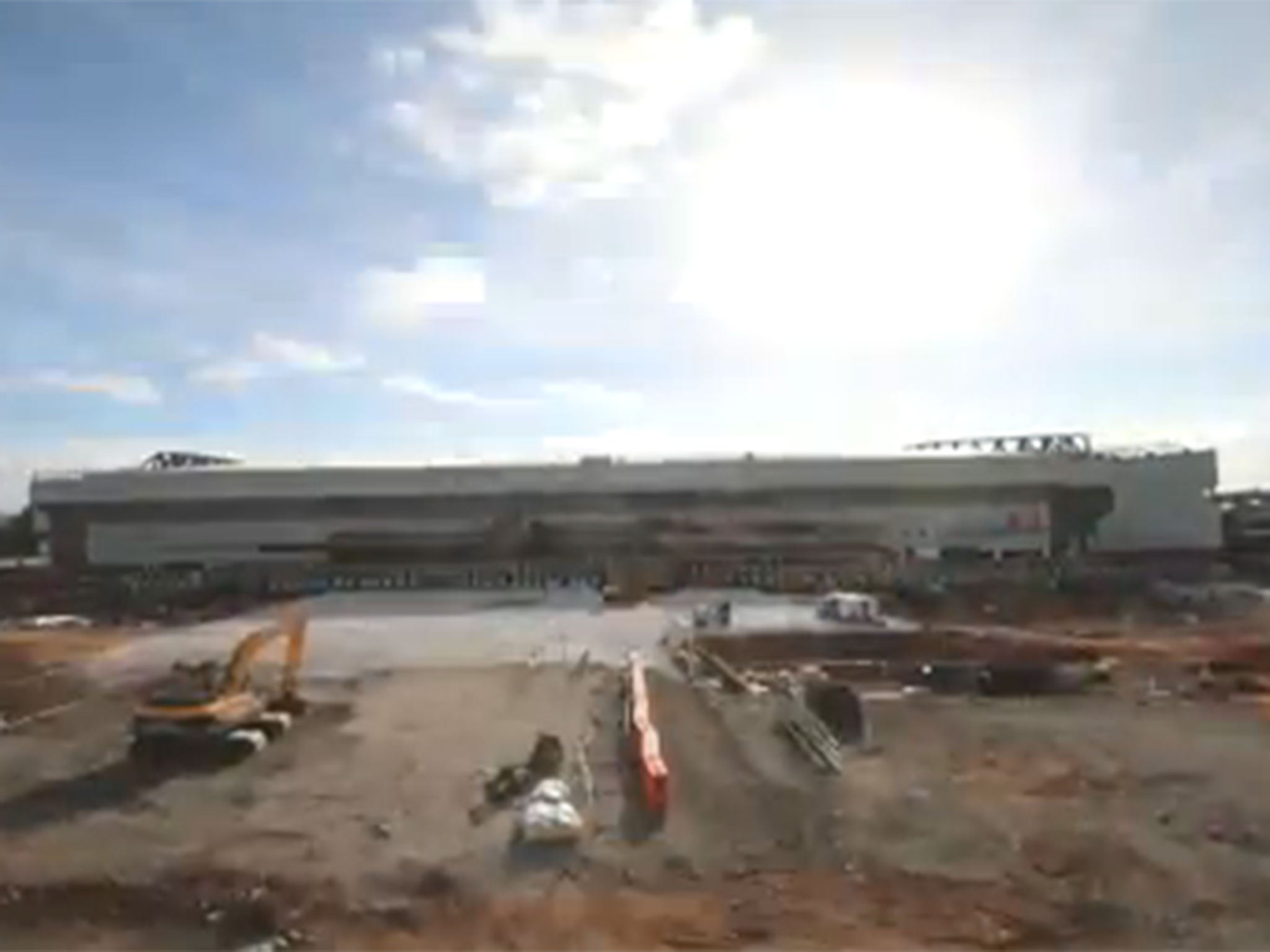 Anfield construction time-lapse