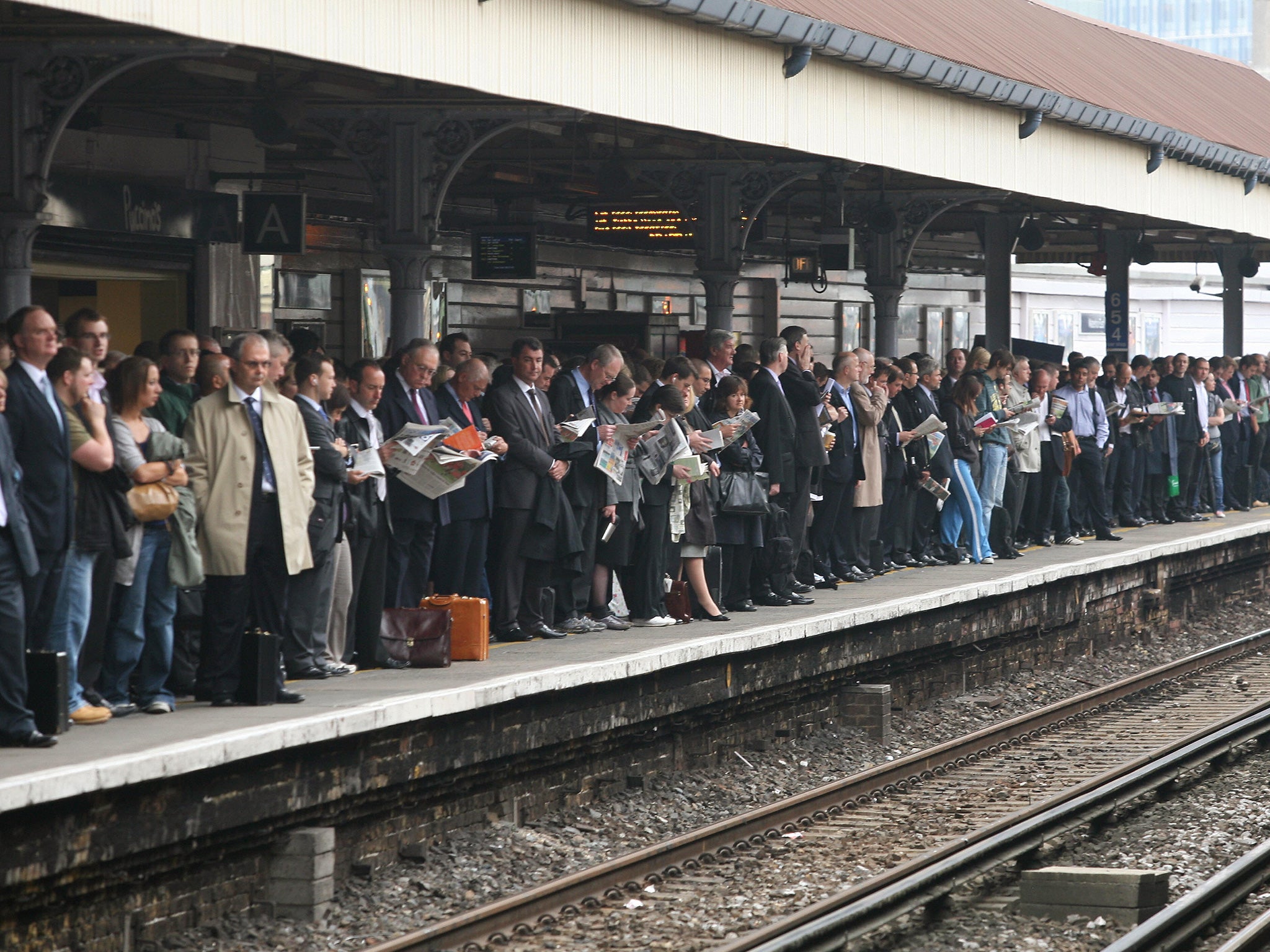 Broken-down trains have delayed journeys by up to 90 minutes (Getty)