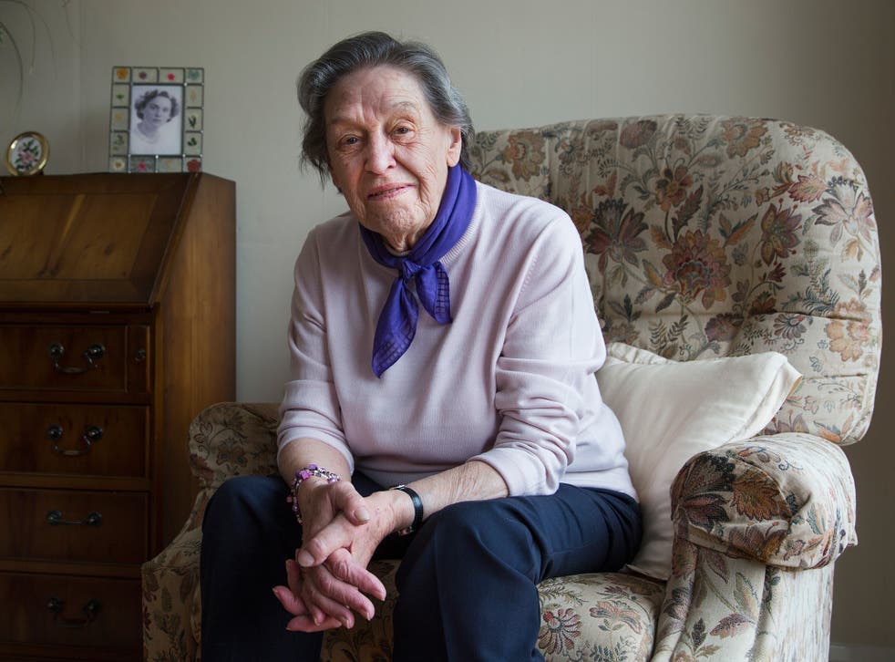 Dutch-born Theodora Coleman, 81, in Rugby, Warwickshire. She was 11 when the RAF dropped its food parcels: ‘It felt like a miracle.’