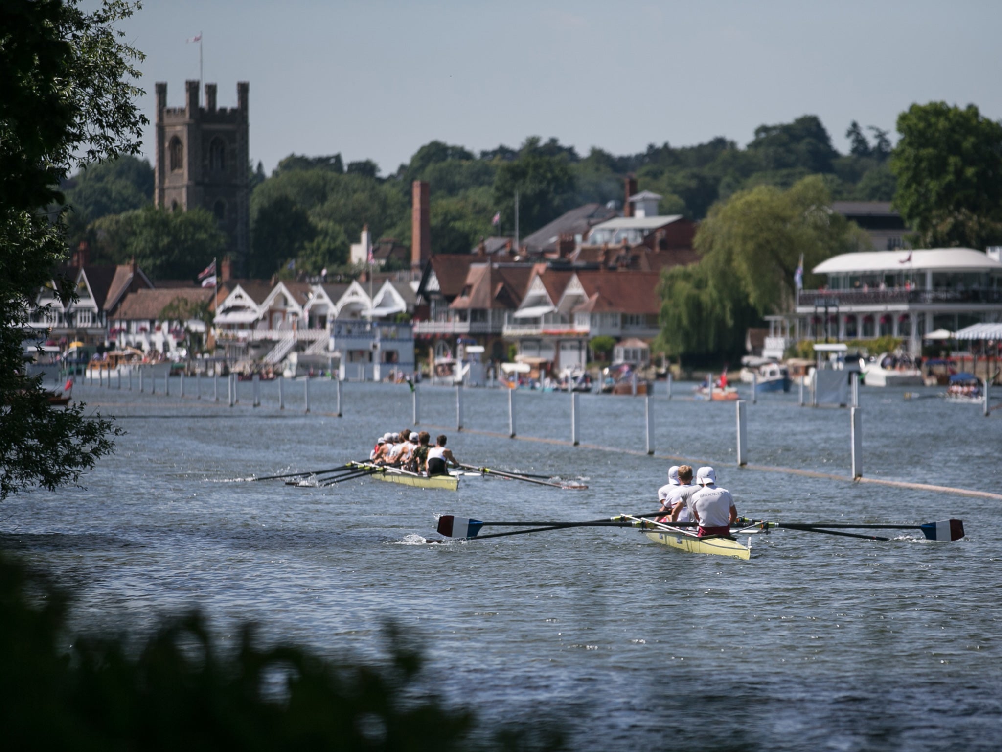 The woman was raped after leaivng the Henley Royal Regatta (file photo)