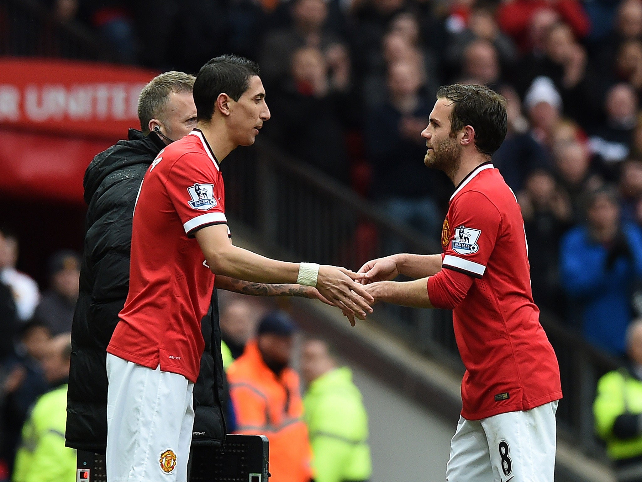 Di Maria has had to make do with appearing from the substitutes' bench