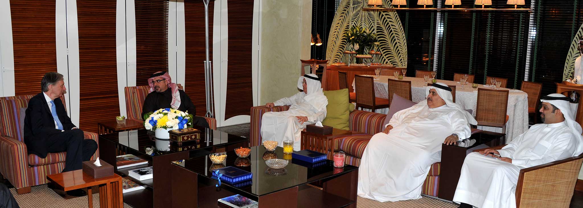 Philip Hammond meeting with His Royal Highness Prince Salman bin Hamad Al Khalifa, Crown Prince, Deputy Supreme Commander and First Deputy Prime Minister (BNA)
