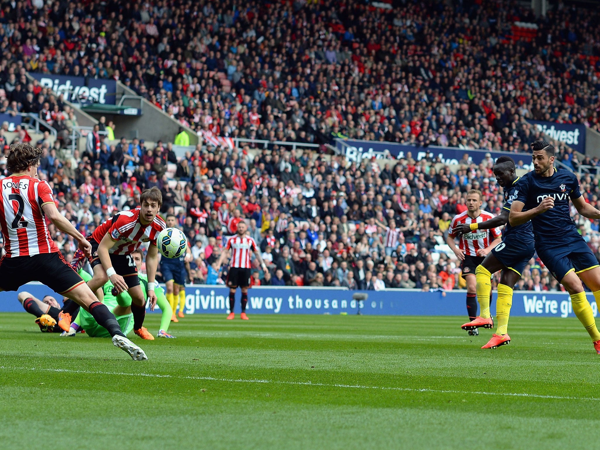 Sadio Mane scores for Southampton