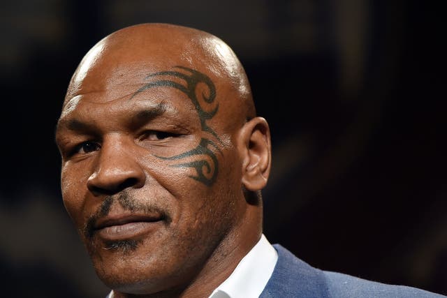 Former heavyweight world champion Mike Tyson