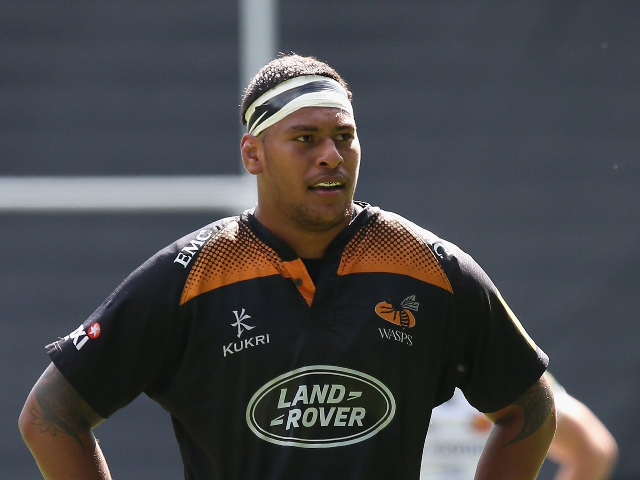 Wasps' No 8 Nathan Hughes