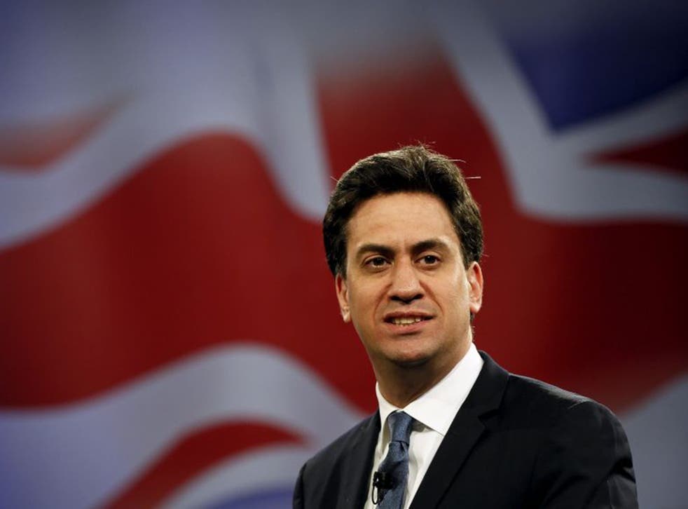 Ed Miliband said the Tories are a danger to family finances