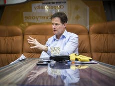 Nick Clegg: I won't gamble my party on a deal with Tories